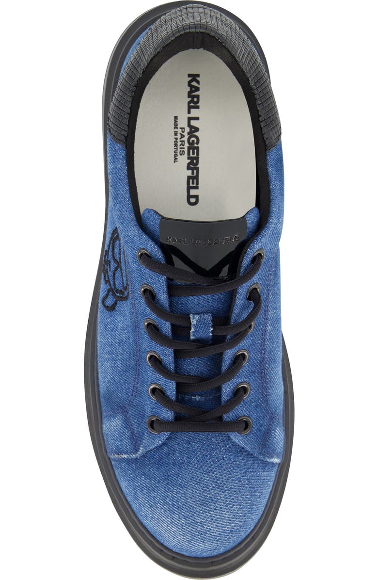 KARL LAGERFELD PARIS Karl Head Profile Sneaker, Alternate, color,