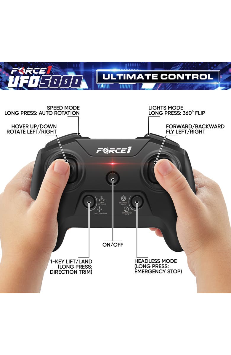 Force1 UFO 5000 Mini Drone, Alternate, color, White