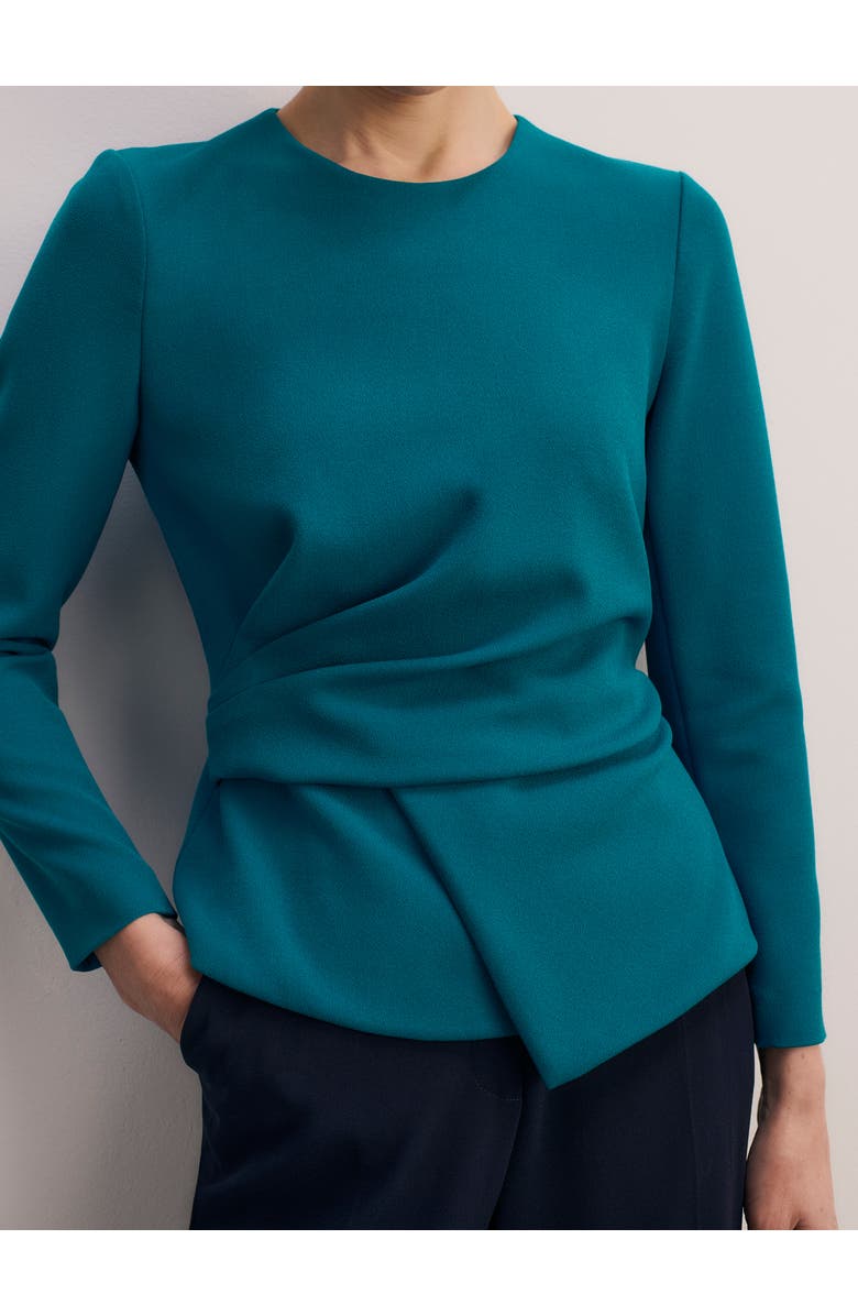 The Fold Malone Woven Top, Alternate, color, Blue