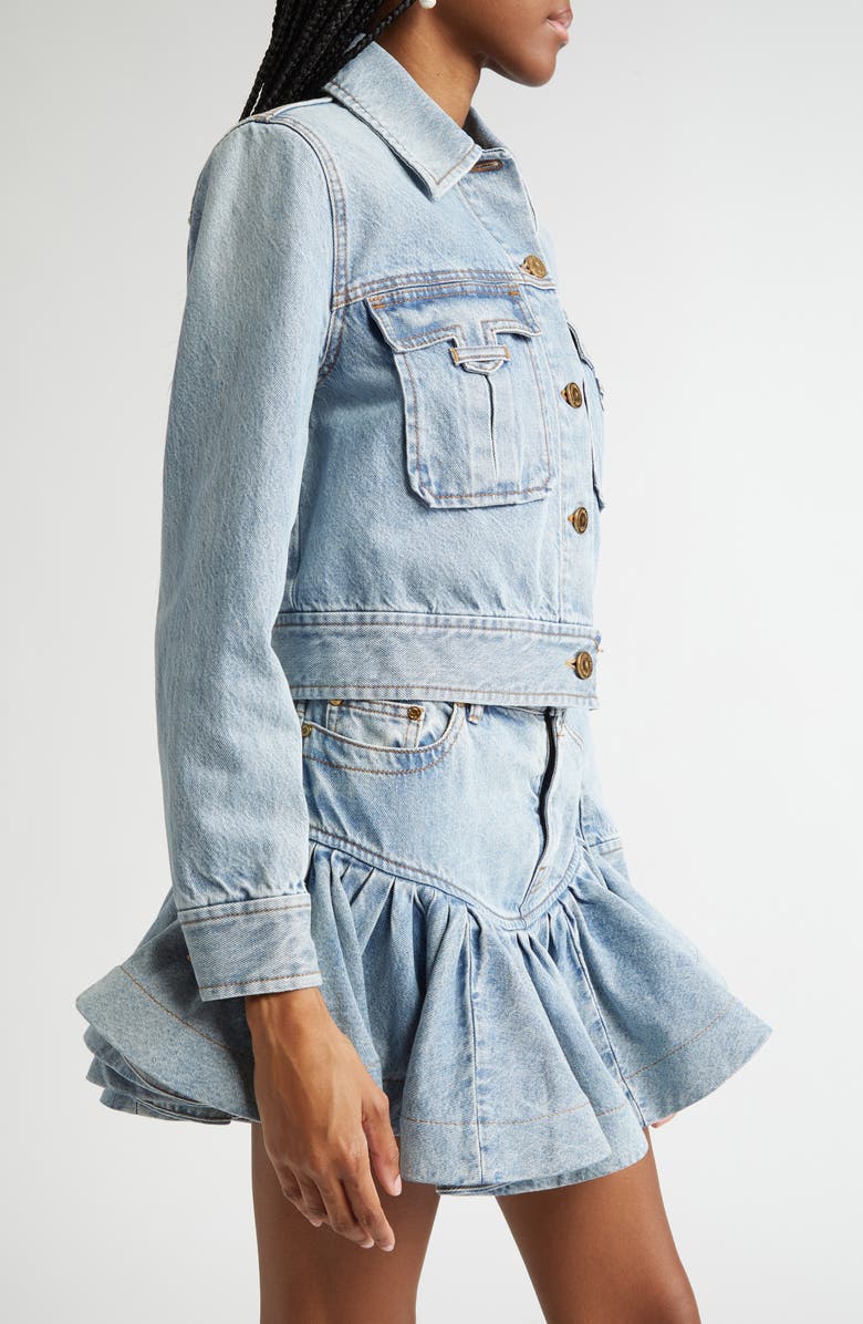 Zimmermann Denim Trucker Jacket, Alternate, color, 