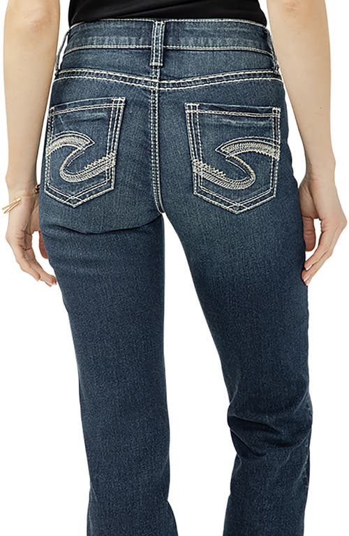 Silver Jeans Co. Suki Curvy Mid Rise Slim Bootcut Jeans In Blue