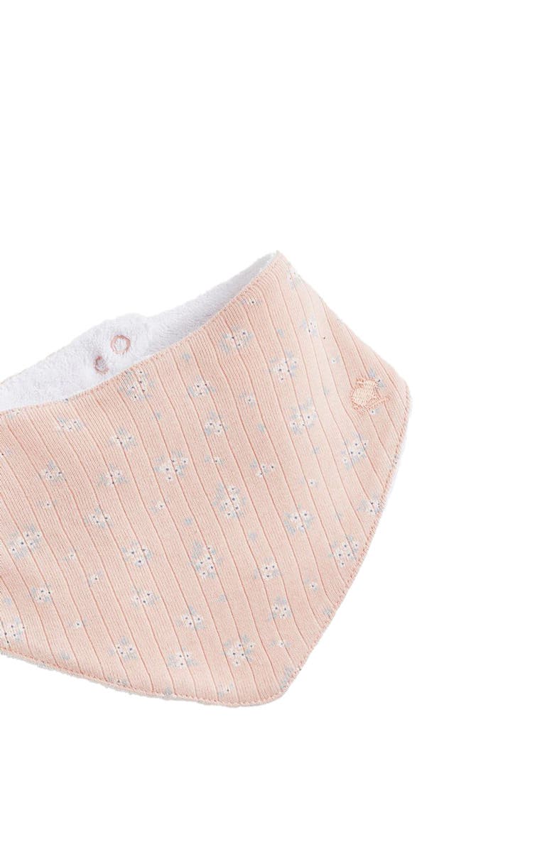 Babycottons Premium Cotton Marlot Bandana Bib For Infant, Main, color, Pink