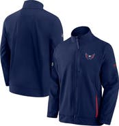 FANATICS Men's Fanatics Branded Navy Washington Capitals Authentic Pro Rink Coaches Full-Zip Jacket