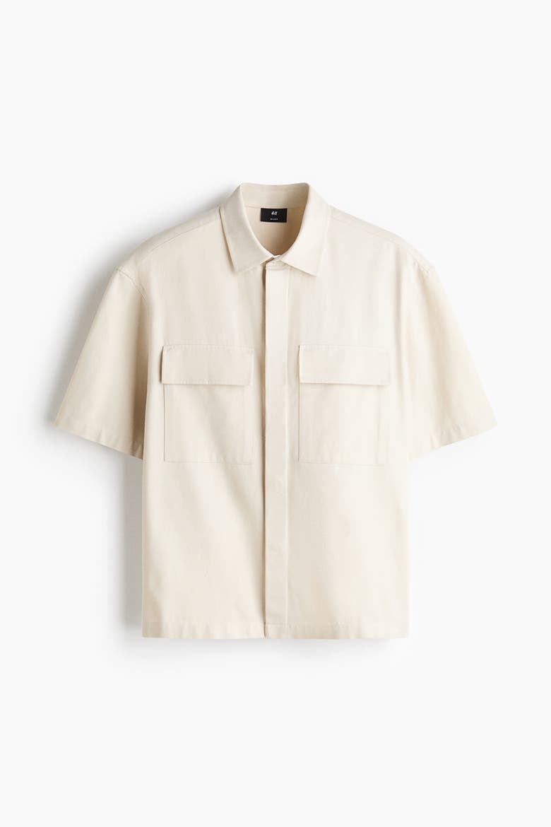 Relaxed-Fit Shirt, Main, color, Light beige