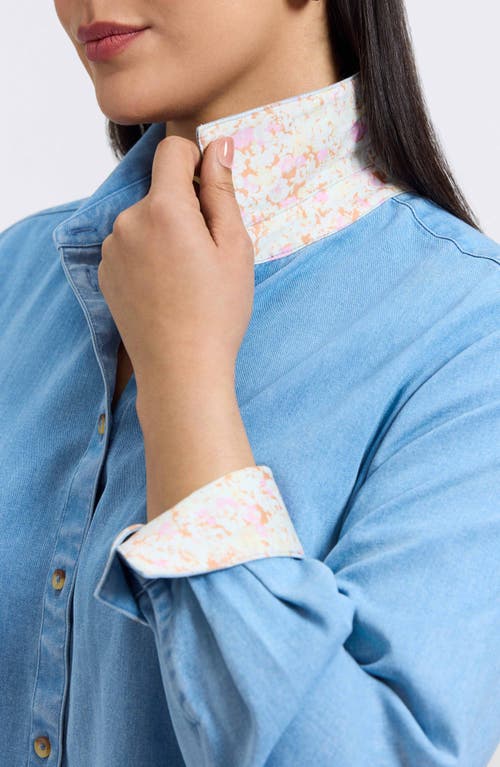 Foxcroft Margie Denim Button-up Shirt