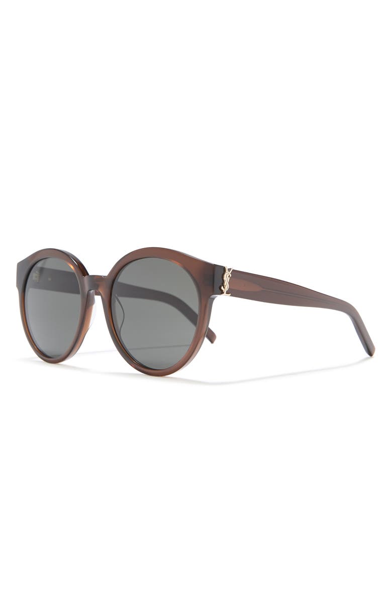 Saint Laurent 54mm Round Sunglasses, Alternate, color,