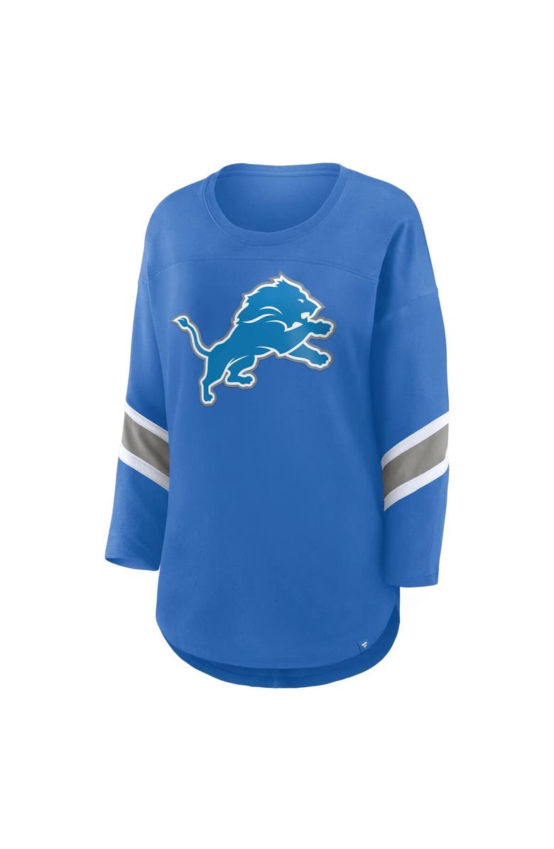 FANATICS Women's Fanatics Blue Detroit Lions Redzone 3/4-Sleeve T-Shirt, Alternate, color, Blue
