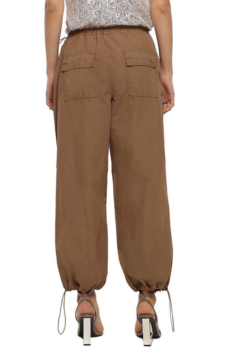 River Island Embellished Baggy Parachute Pants, Alternate, color, 