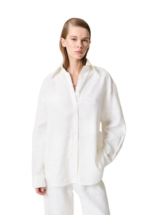 Nocturne Linen Shirt In Neutral