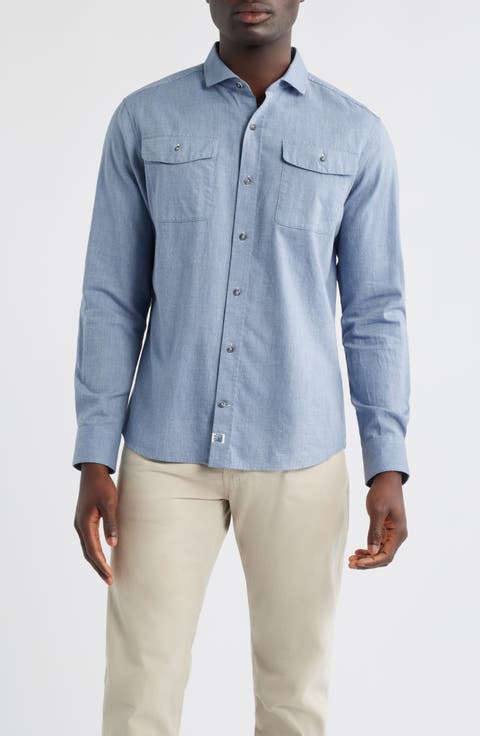 Alpond Hangin' Out Cotton Button-Up Shirt