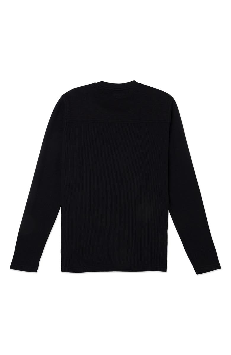 Hurley Felton Long Sleeve Thermal Top, Alternate, color, Black