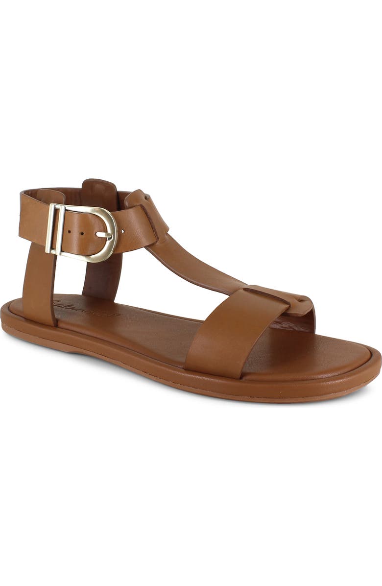 Splendid Fausta Ankle Strap Sandal, Main, color, Cognac