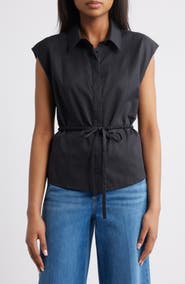 Wit & Wisdom Cap Sleeve Peplum Top