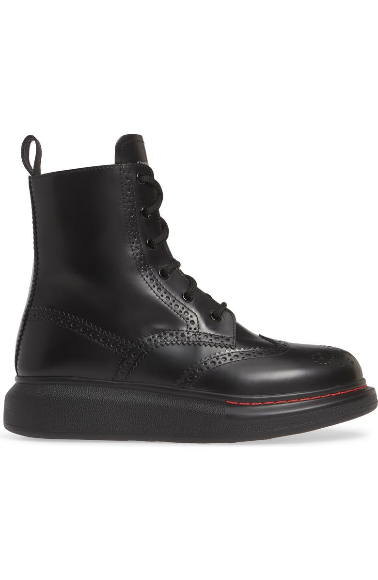 McQueen Alexander McQueen Platform Combat Boot, Alternate, color,