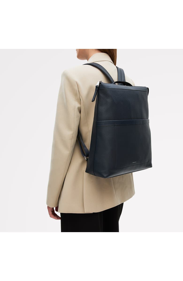 Radley Alba Place Large Ziptop Backpack, Alternate, color, Ink