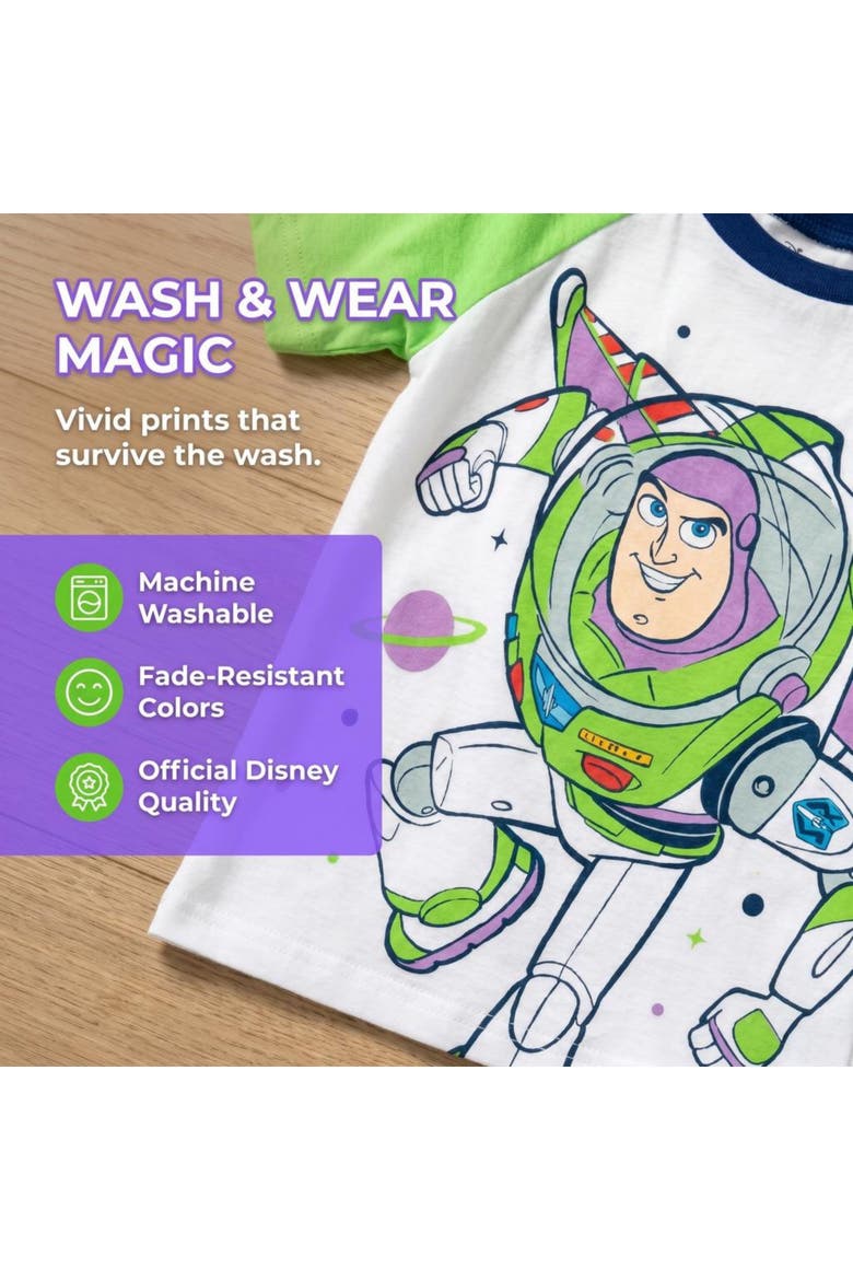 Toy Story 2-Piece T-Shirt and Shorts Set, Alternate, color, Buzz Lightyear Navy