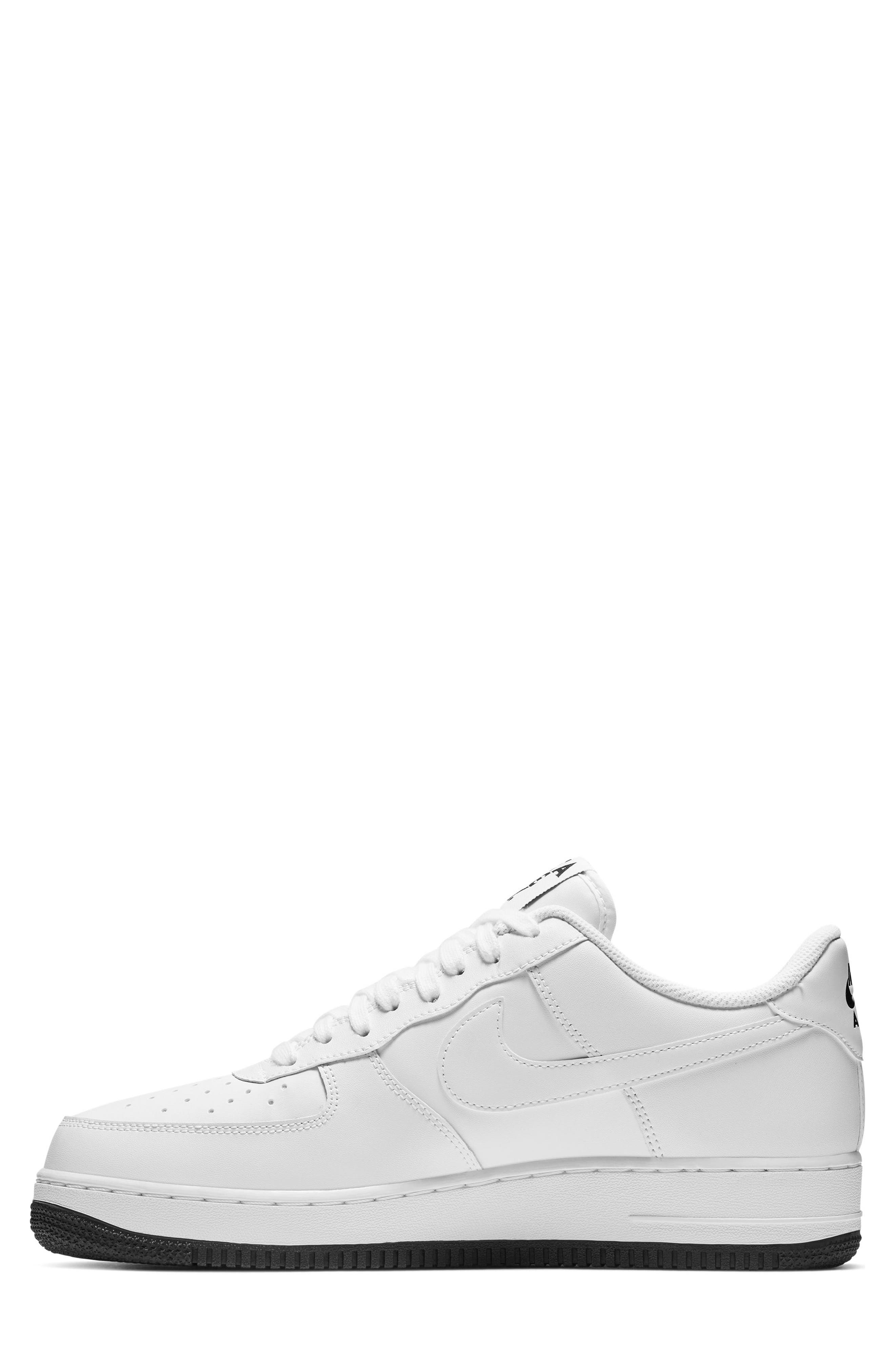 AIR FORCE 1 07 LV8 ND, Alternate, color, WHITE/ WHITE/ BLACK