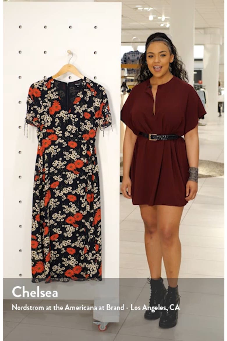 Hillside Daisies Peekaboo Sleeve Midi Dress video