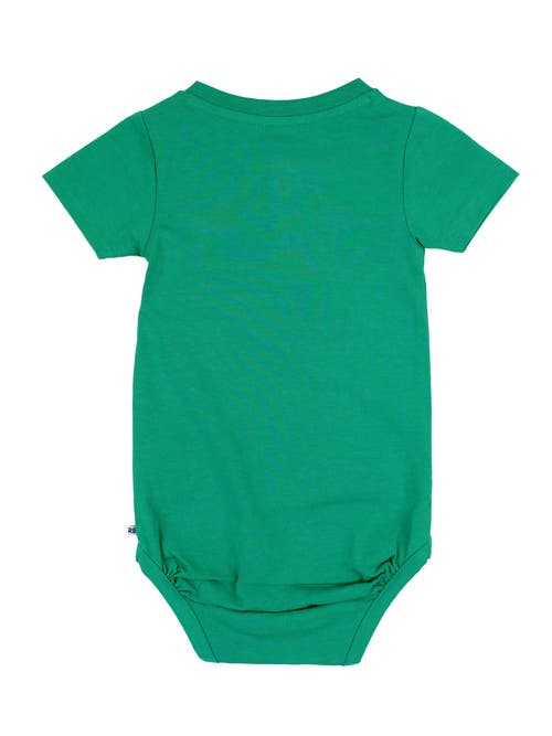 Rufflebutts Baby Boys Short Sleeve Knit Henley Bodysuit