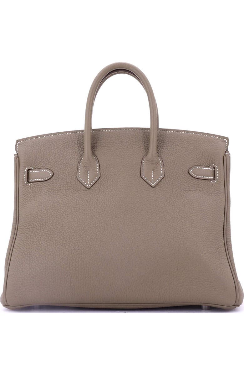 Pre-Owned Hermes Birkin Handbag Grey Togo with Palladium Hardware 25, Alternate, color, Etoupe