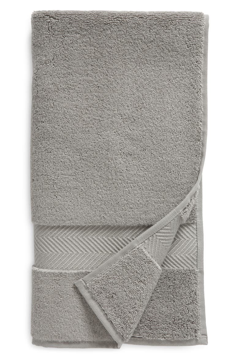 Organic Hydrocotton Hand Towel, Main, color, GREY GRIFFIN