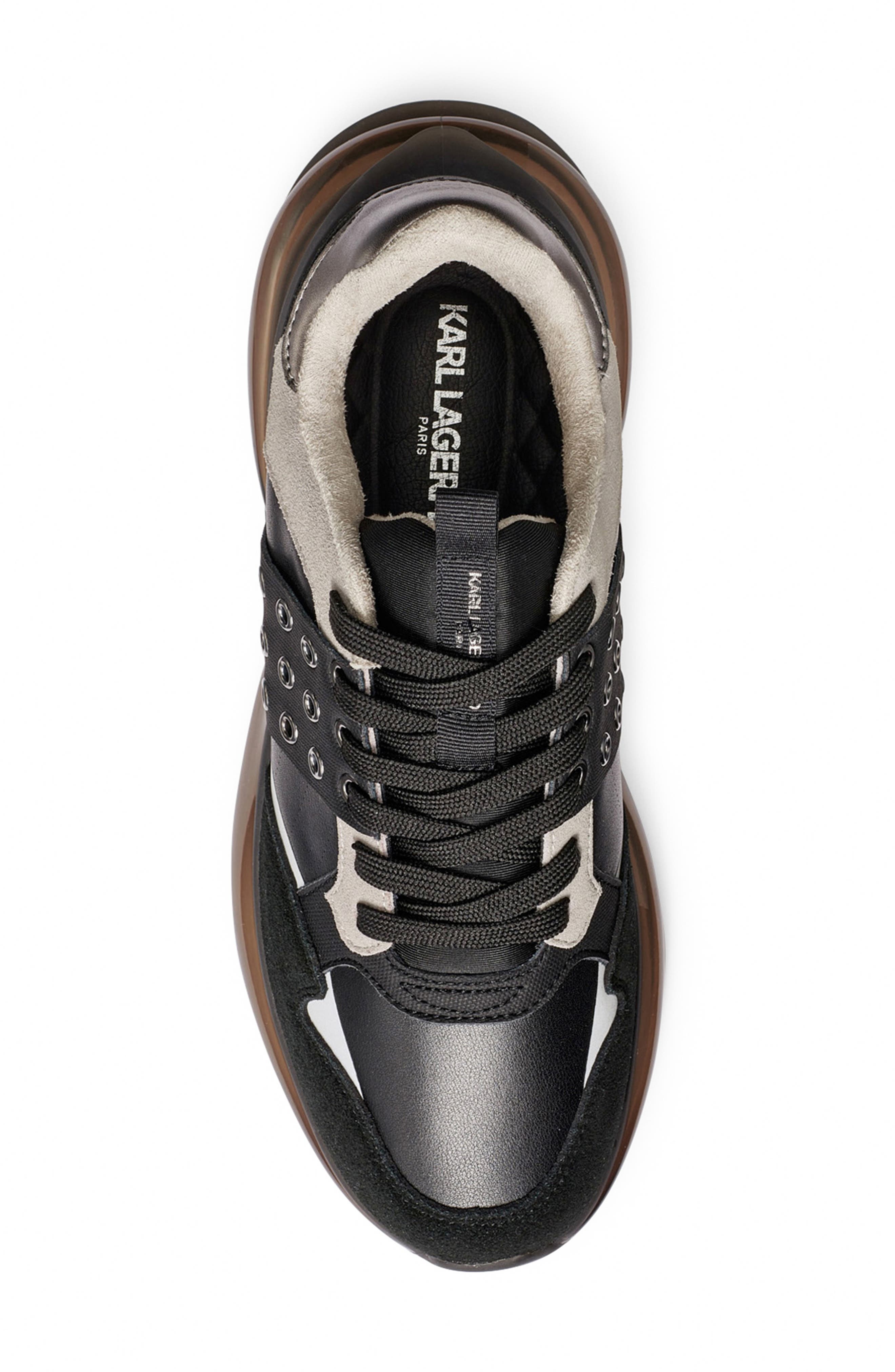 KARL LAGERFELD PARIS Grommet Sneaker, Alternate, color, 