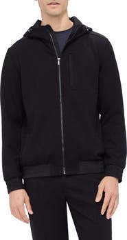 Bugatchi Hooded Long Sleeve Knit Top