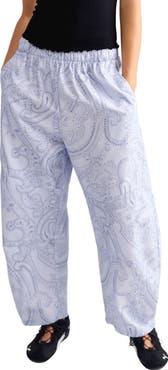 Free People Game Day Paisley Print Pants