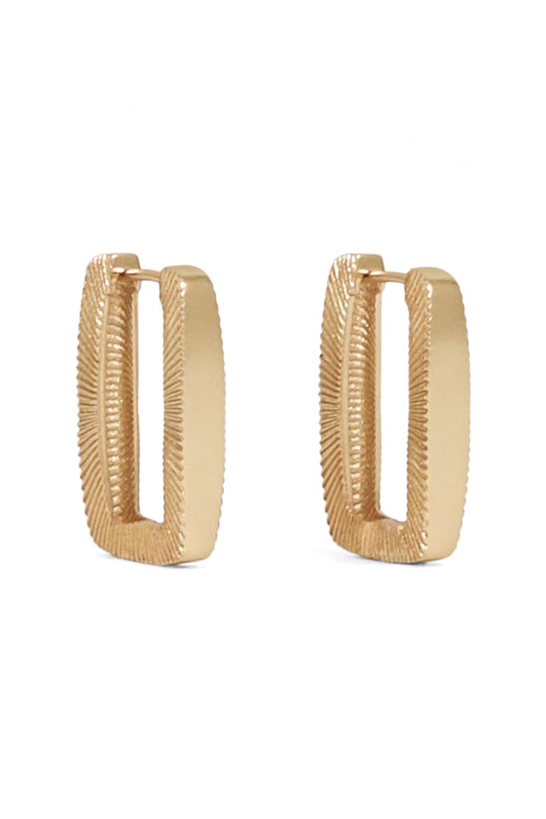 Grace Graphic Hoop Earrings, Main, color, GOLD TONE