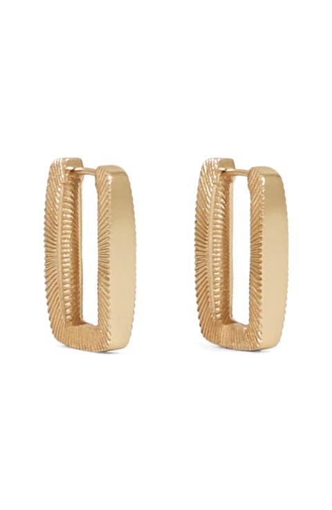 Grace Graphic Hoop Earrings