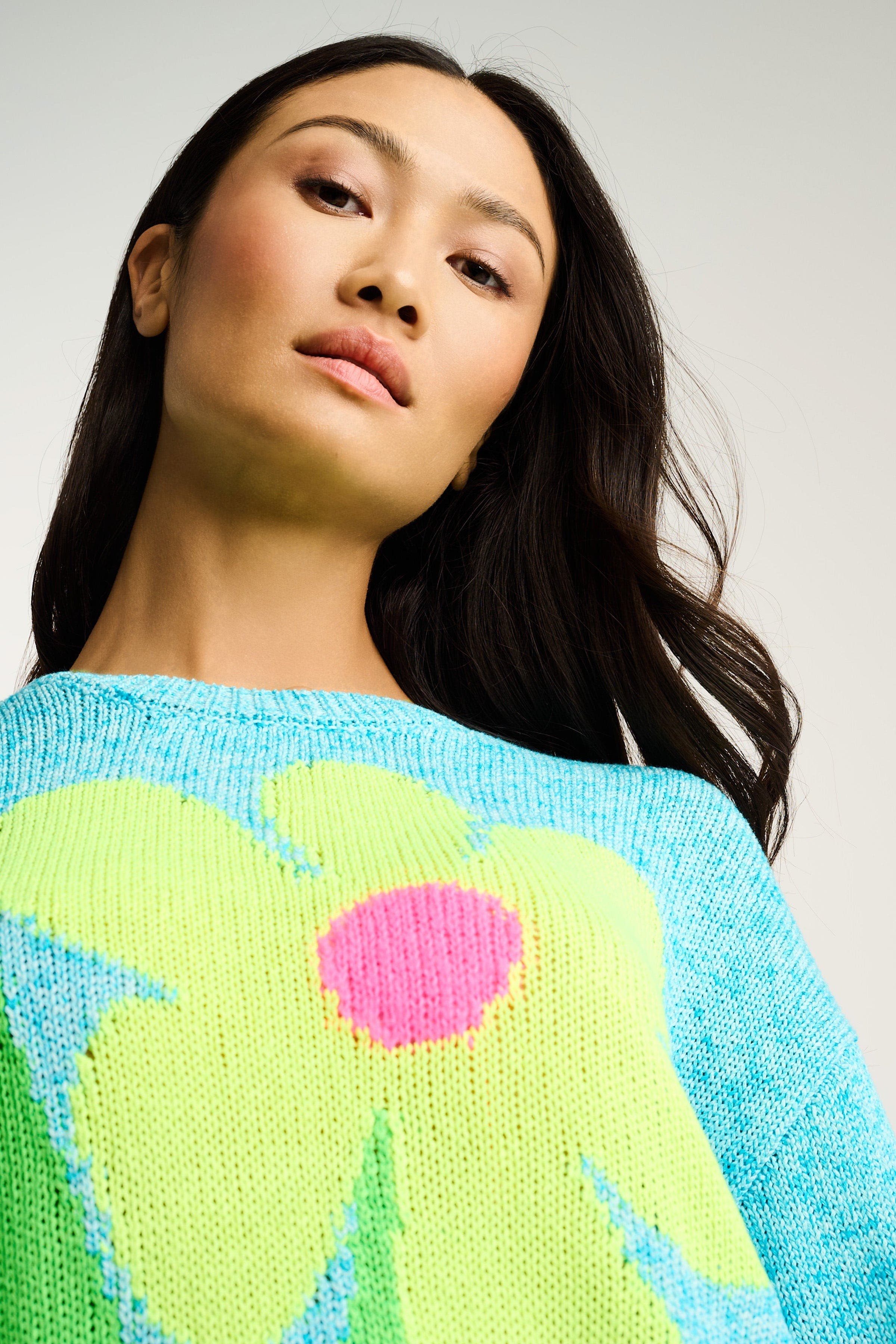 Bel Fiore Flower Sweater - image 2