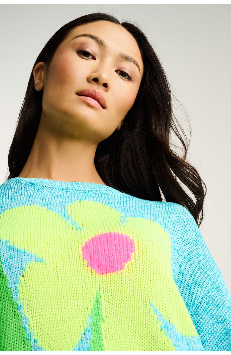 Lisa Todd Bel Fiore Flower Sweater, Alternate, color, 