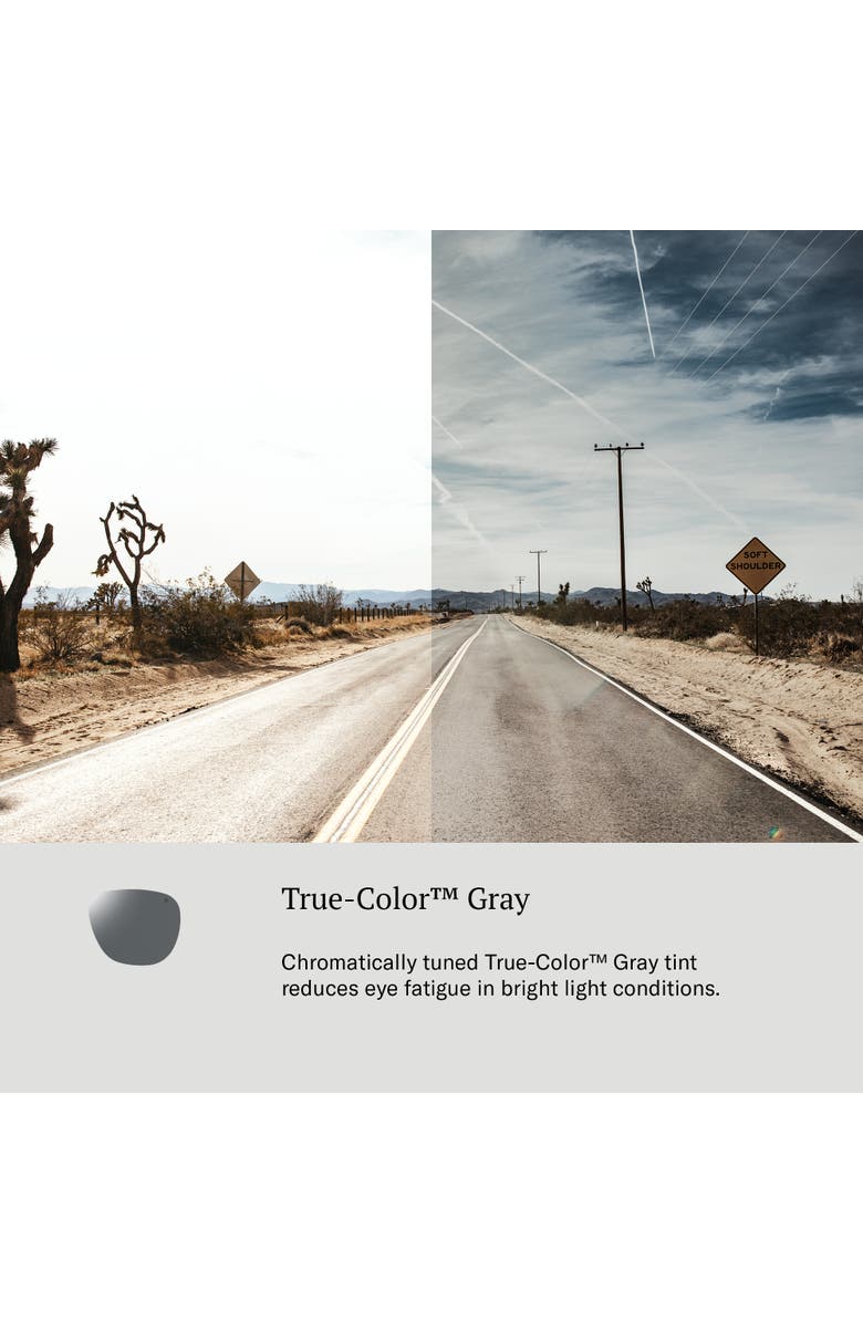 American Optical Fletcher 59mm Aviator Nylon Non Polarized, Alternate, color, Pewter - Gyn