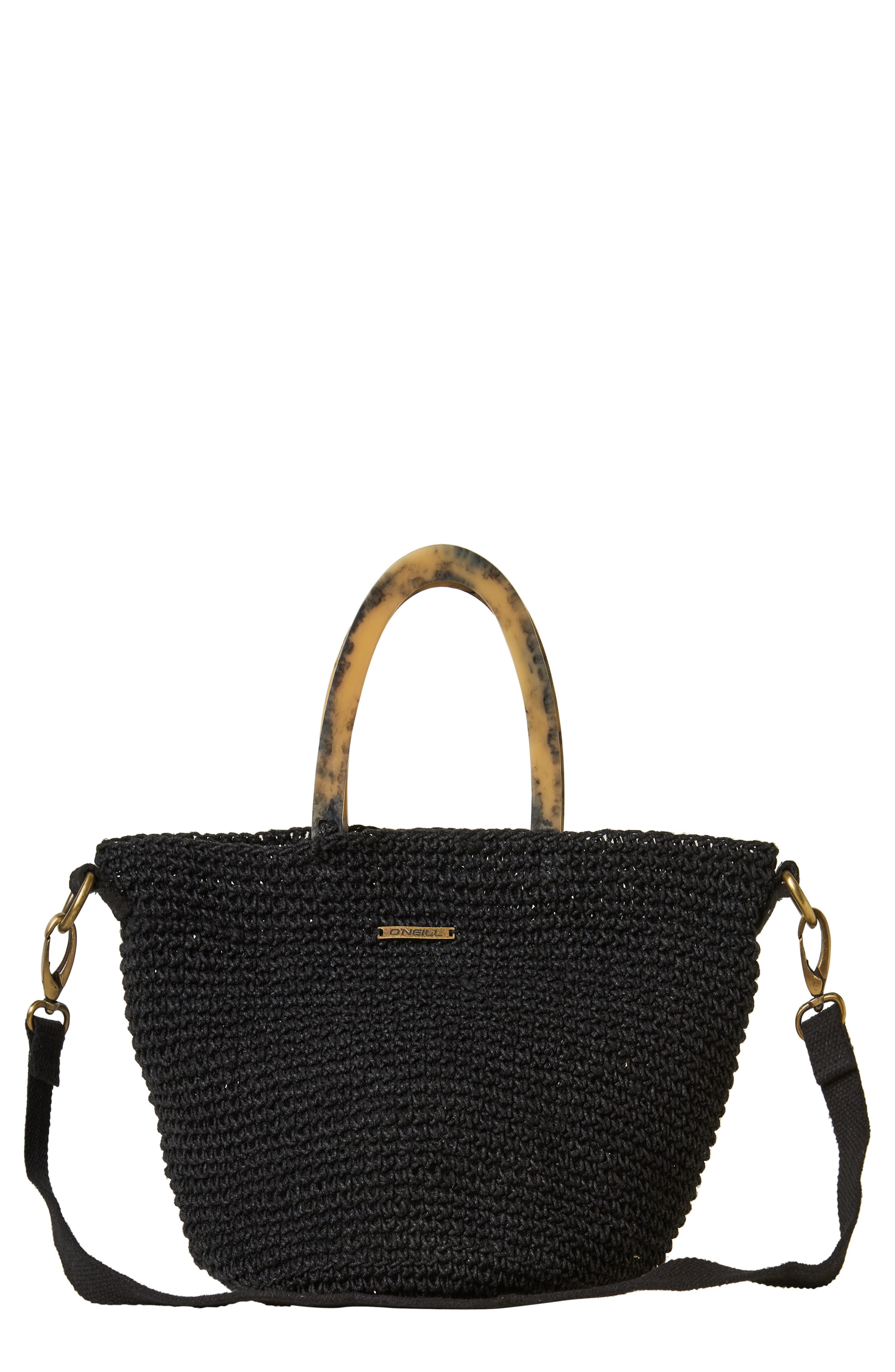 O'Neill Hannah Straw Bag, Main, color, 