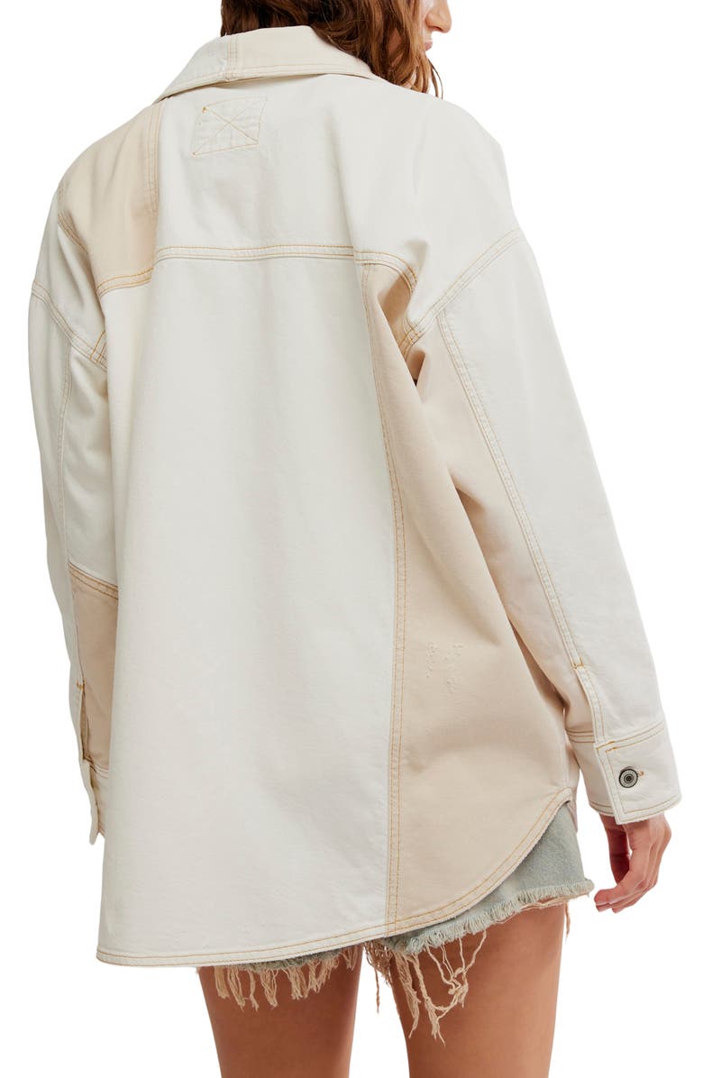 Free People Mountain Roads Shirt Jacket, Alternate, color, Mixed