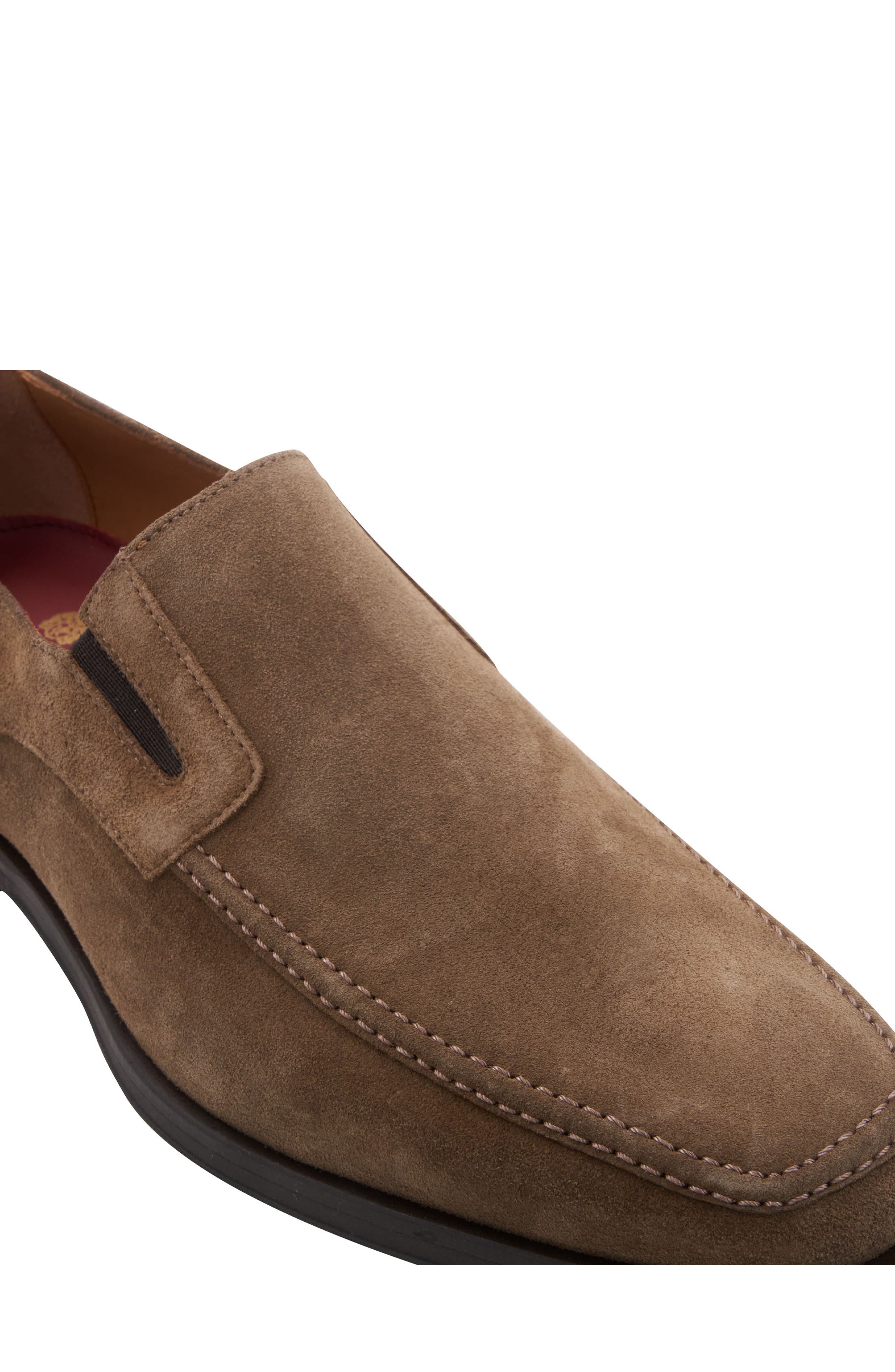 Bruno Magli Raging Loafer, Alternate, color, Dark Taupe Suede