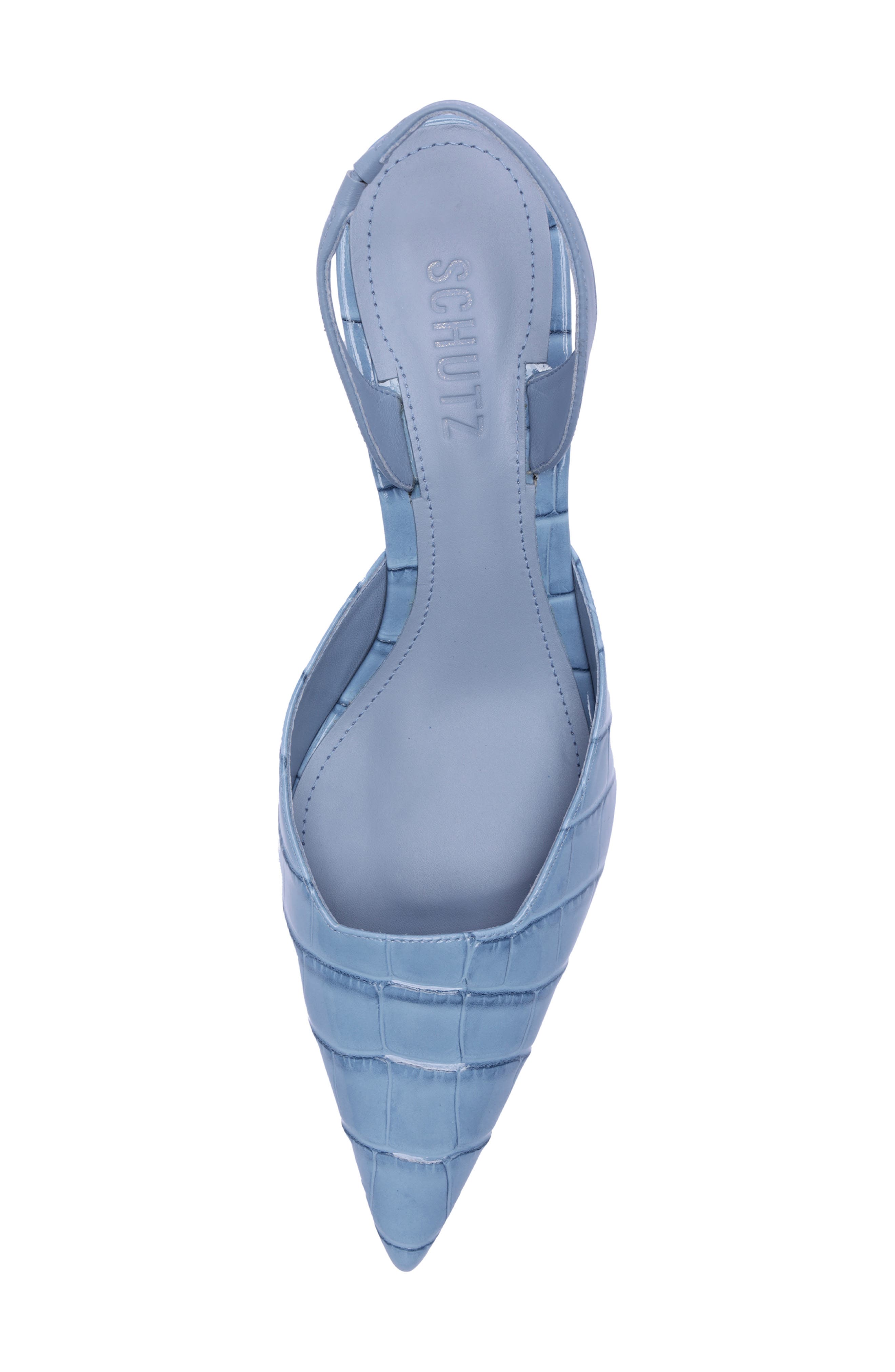 Schutz Paola Mid Slingback Pointed Toe Pump, Alternate, color, 