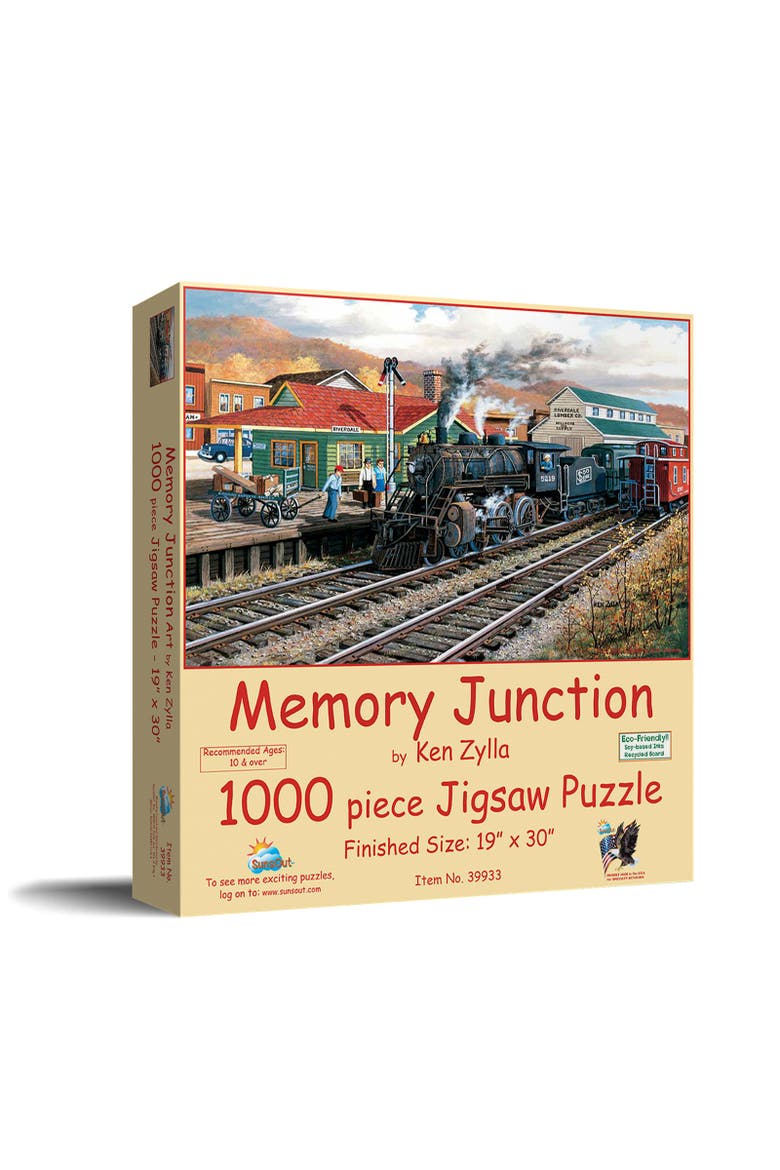 Memory Junction 1000 piece Jigsaw Puzzle for Adults, Main, color, Multicolor