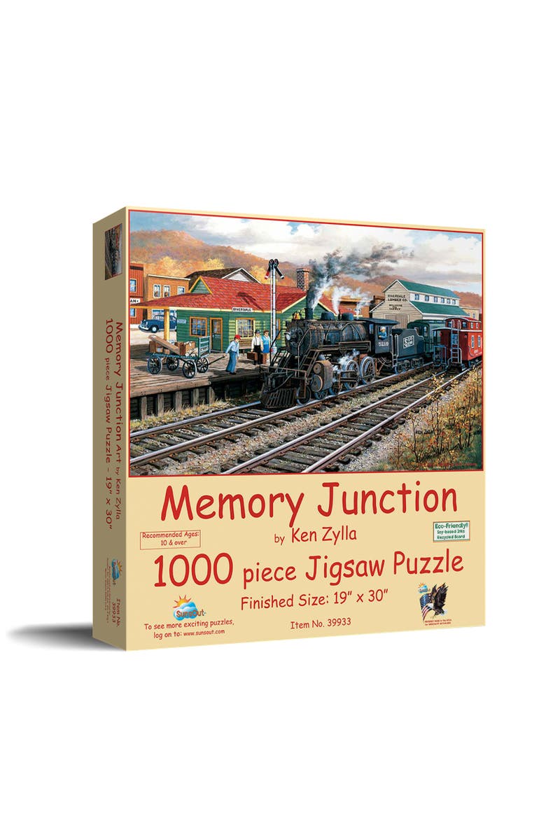 Sunsout Memory Junction 1000 piece Jigsaw Puzzle for Adults, Main, color, Multicolor
