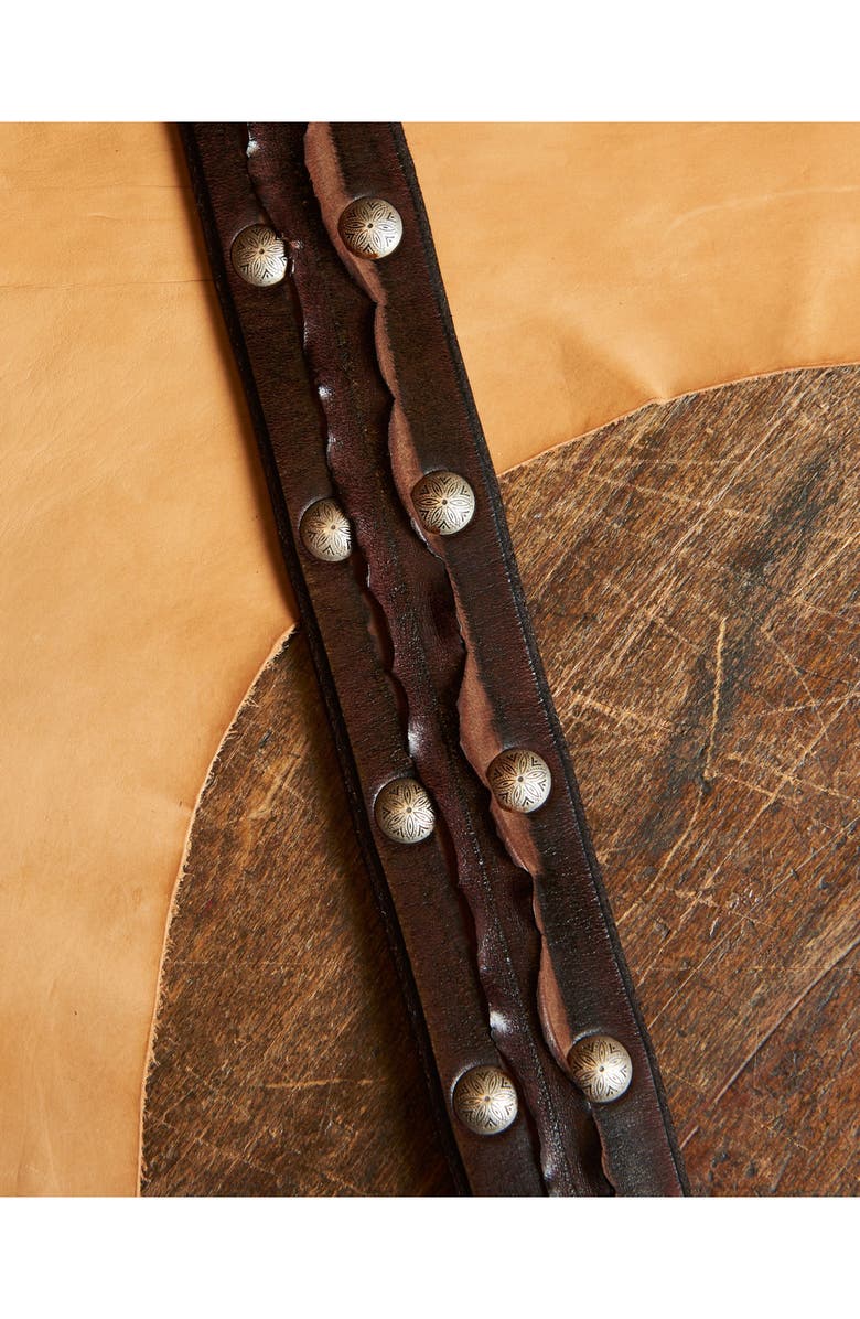 Fortela Venice Calf Leather Belt, Alternate, color, Cuoio