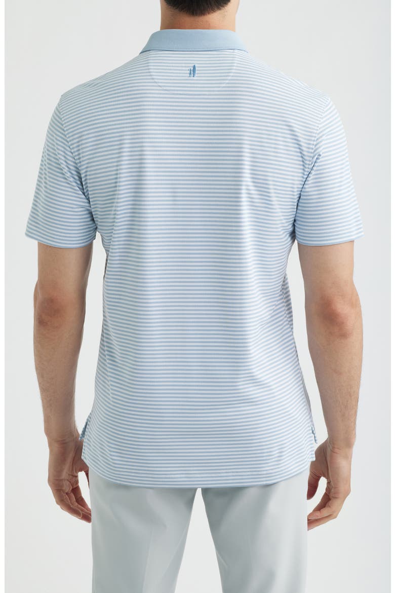 Cruz Stripe Performance Jersey Polo, Alternate, color, CARBON FIBER