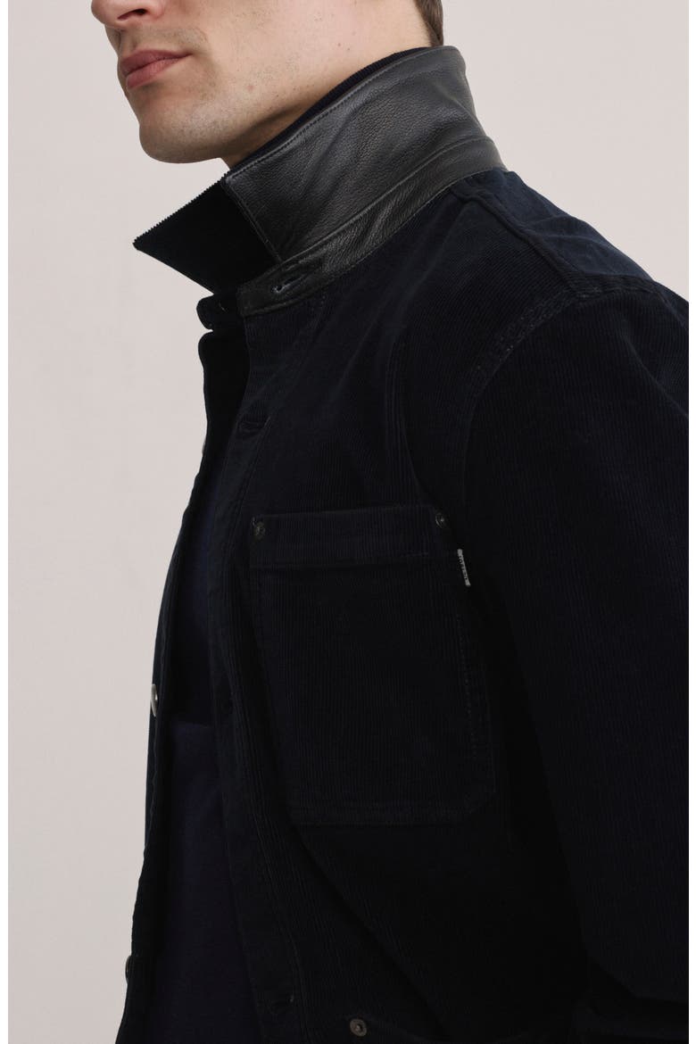 Sean Cotton Corduroy Button-Up Shirt Jacket, Alternate, color, SKYLINE