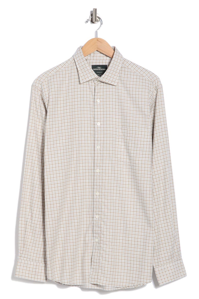 Grants Island Sport Fit Button-Up Shirt, Alternate, color, TUSSOCK