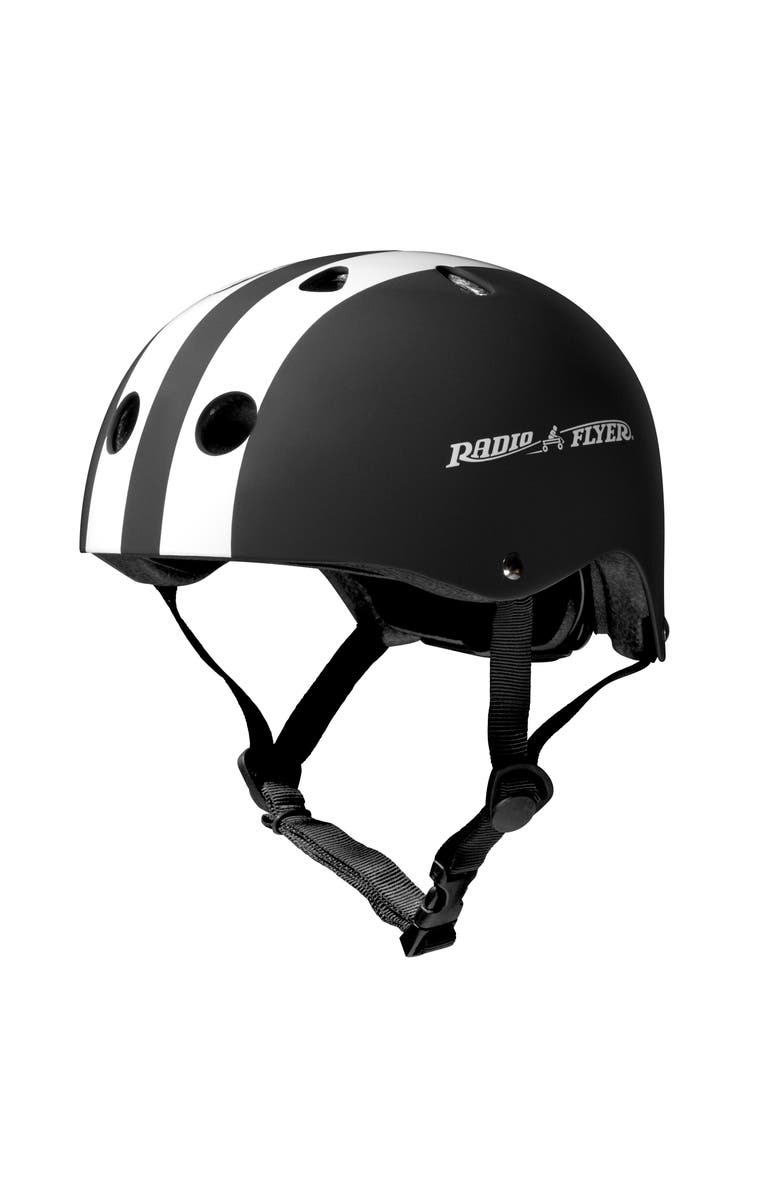 Radio Flyer Helmet, Main, color, Satin Black