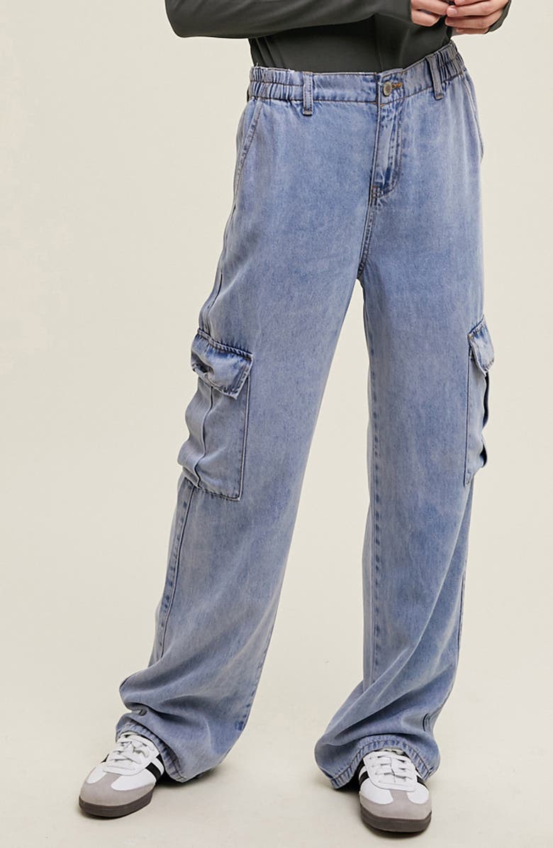 WISHLIST Cargo Pants, Alternate, color, Denim