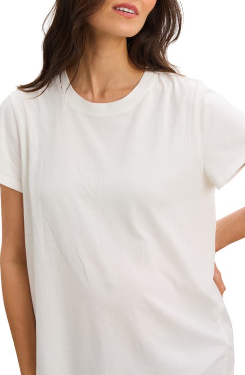 The Washed Cotton Short Sleeve Crew Tshirt