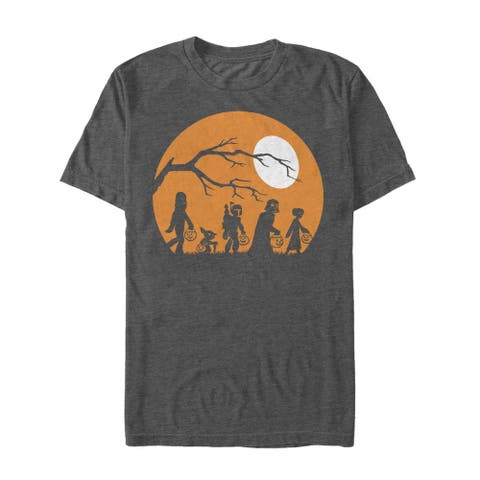 Men's Star Wars Halloween Characters Trick or Treat  Graphic T-Shirt
