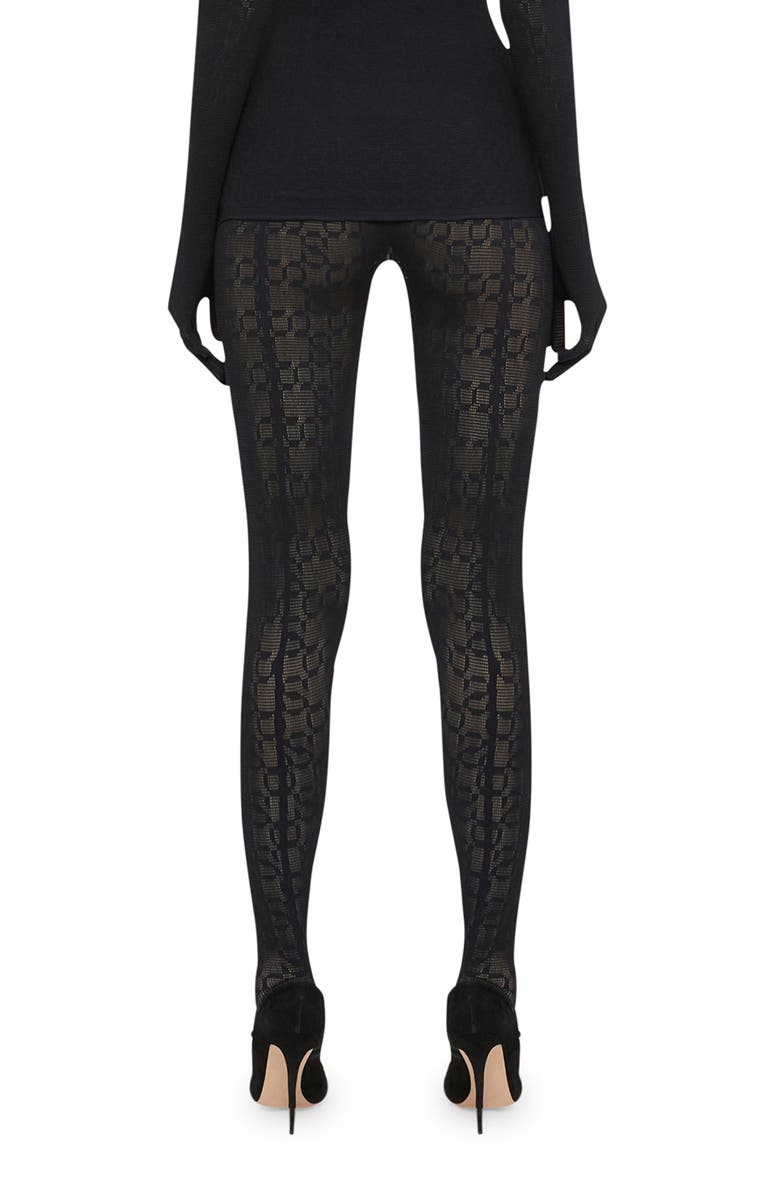 Wolford Intricate Stirrup Tights, Alternate, color, 