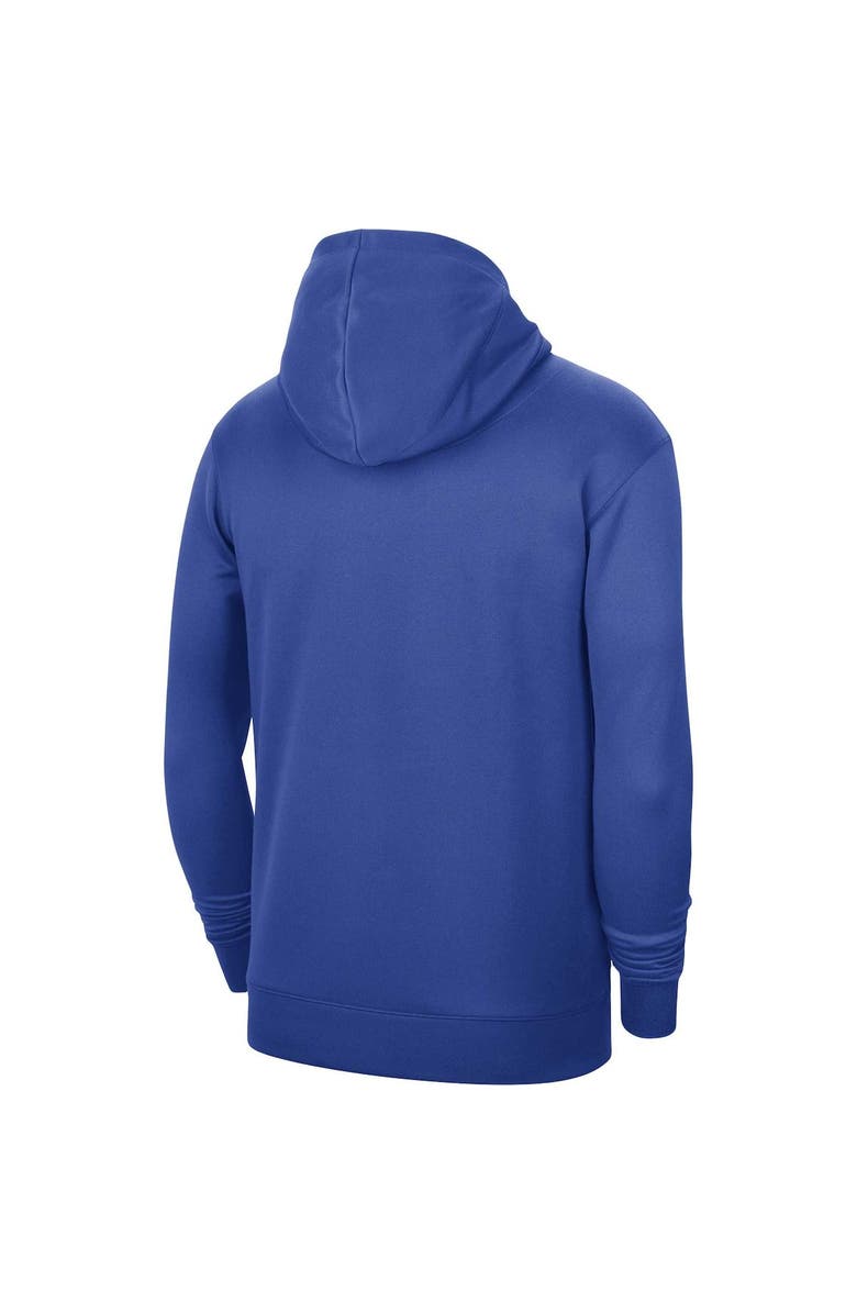 Nike Unisex Nike Royal Dallas Mavericks 2023/24 Performance Spotlight On-Court Practice Pullover Hoodie, Alternate, color, Royal