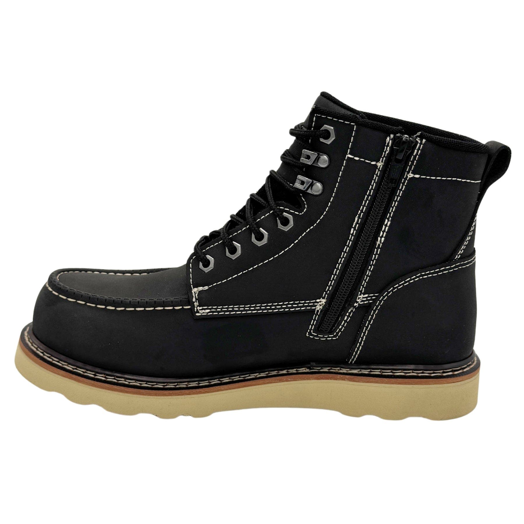 Speedster - 6" Moc-Toe Work & Riding Boot, Alternate, color, Black